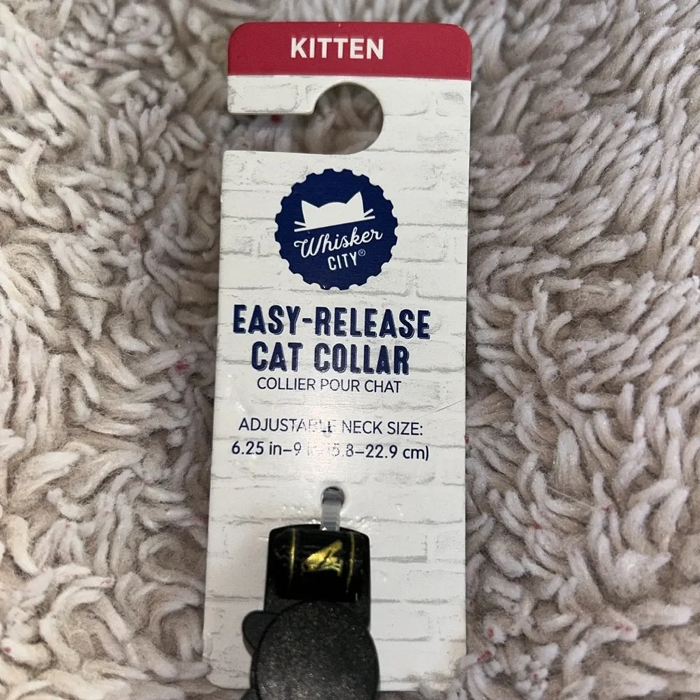 Whisker City Gold Egyptian Easy Release Kitten Collar